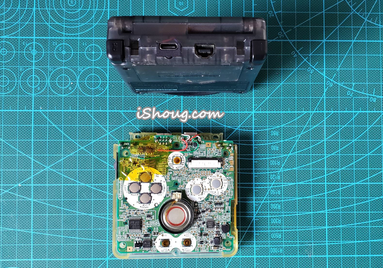 《GBA SP最实用DIY改造：增加USB C接口，实现充电及音频输出！》