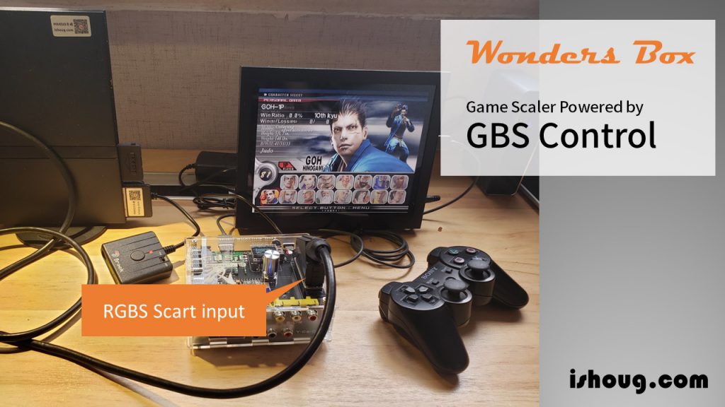 《Wonders Box, A retro gaming scaler powered by GBS Control》