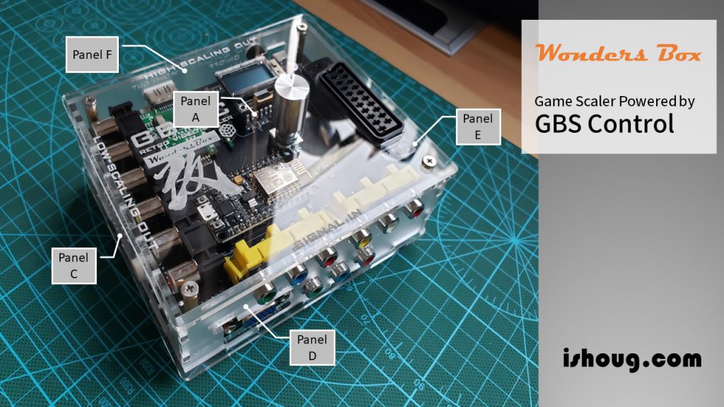 《Wonders Box, A retro gaming scaler powered by GBS Control》